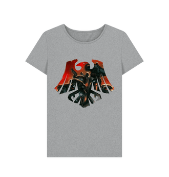 Athletic Grey Raven Guard Icon Fitted T Shirt