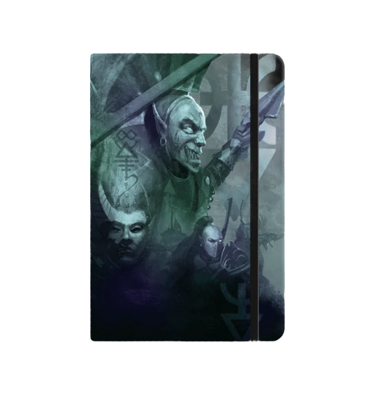 Black Aeldari Harlequins Notebook