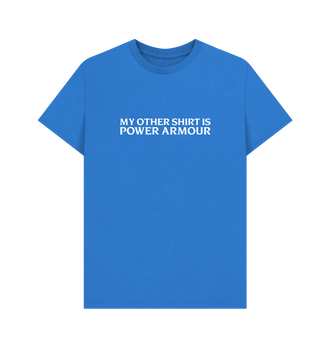 Bright Blue Power Armour T Shirt