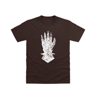 Dark Chocolate Iron Hands Battleworn Insignia T Shirt