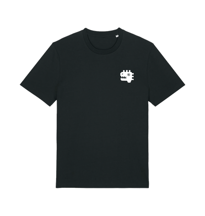 Black Printed T-shirt Front