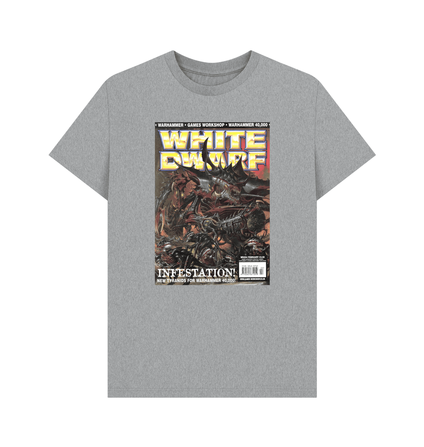 Athletic Grey White Dwarf Issue 254 T Shirt