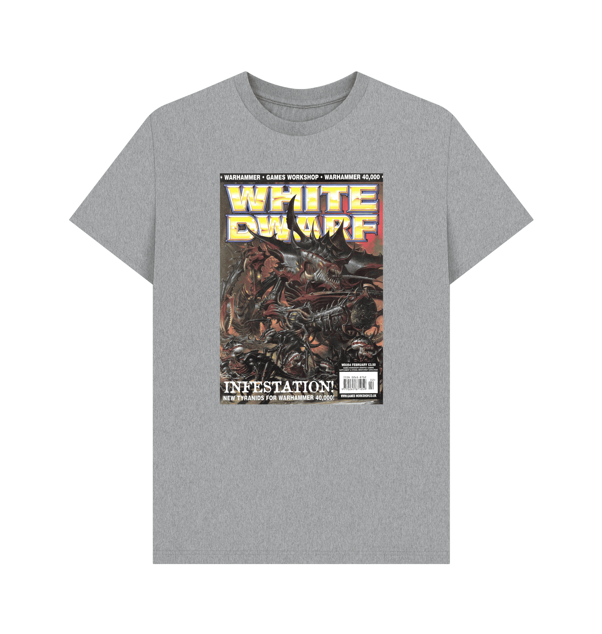 Athletic Grey White Dwarf Issue 254 T Shirt