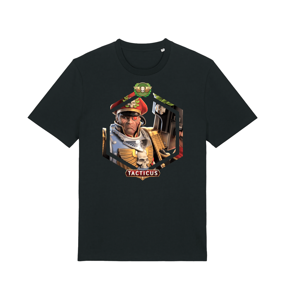 Black Printed T-shirt Front