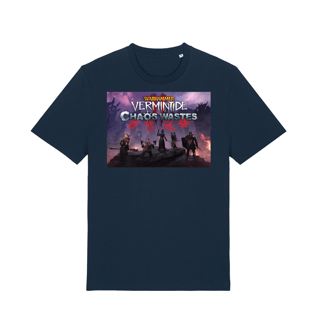 French Navy Printed T-shirt Front