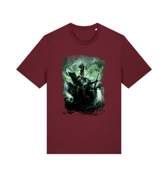 Burgundy Printed T-shirt