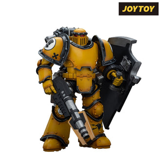 As shown JoyToy Warhammer The Horus Heresy Action Figure - Imperial Fists, Legion MkIII Breacher Squad, Legion Breacher with Lascutter (1\/18 Scale)