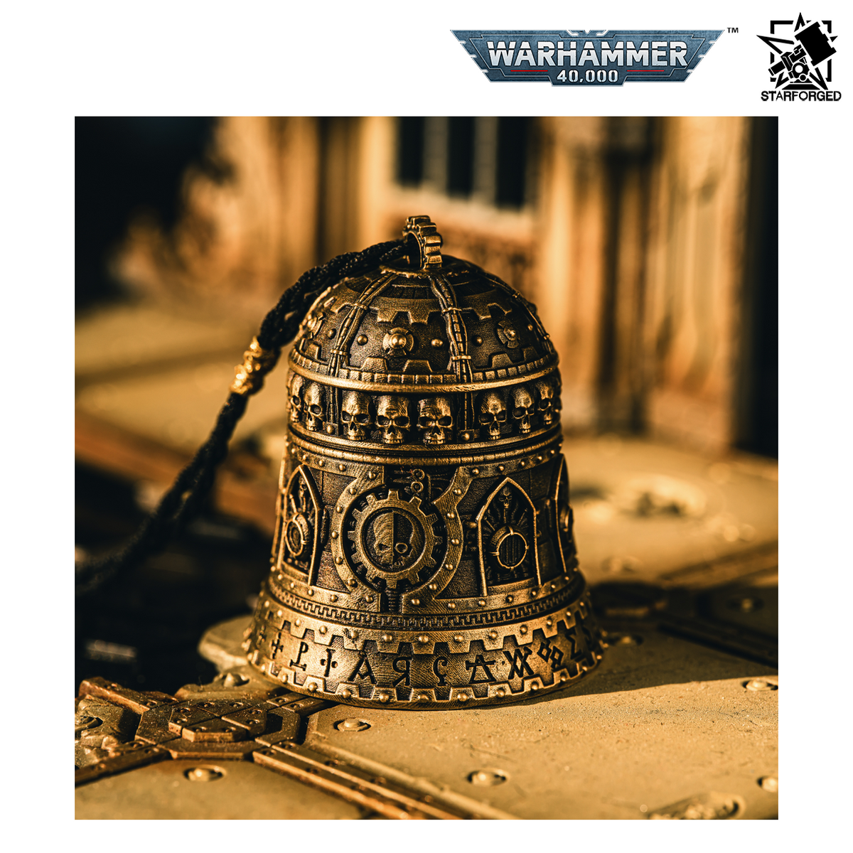 Starforged Warhammer 40,000 Domination Bell of Ominissah Copper Pendant