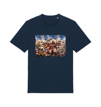 French Navy Printed T-shirt