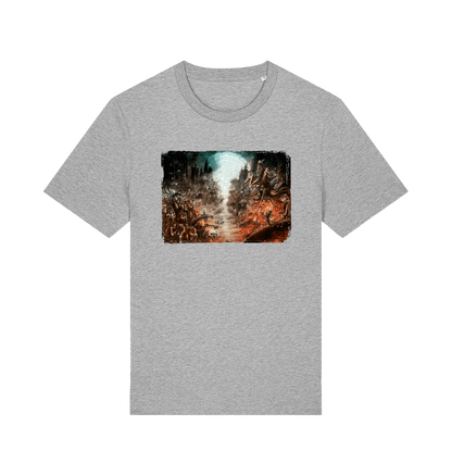 Heather Grey Printed T-shirt