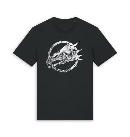 Black Printed T-shirt Front