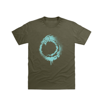 Military Green Thousand Sons Graffiti Insignia T Shirt