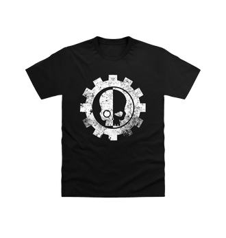 Black Adeptus Mechanicus Battleworn Insignia T Shirt