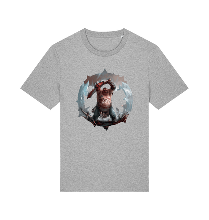 Heather Grey Printed T-shirt