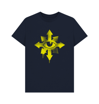 Navy Blue Black Legion Graffiti Insignia T Shirt