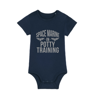 French Navy Printed baby grow