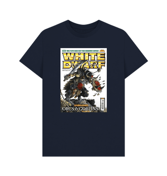 Navy Blue White Dwarf Issue 375 T Shirt