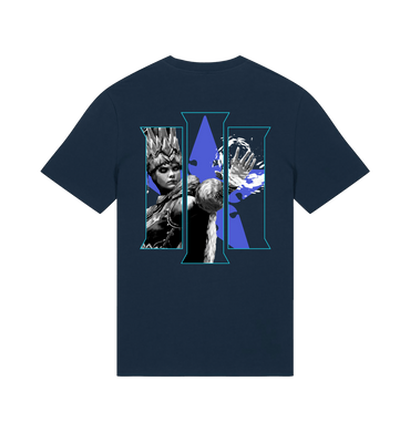 French Navy Printed T-shirt