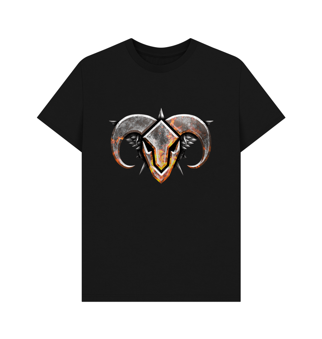 Black Solar Auxilia Saturnyne Rams Icon T Shirt
