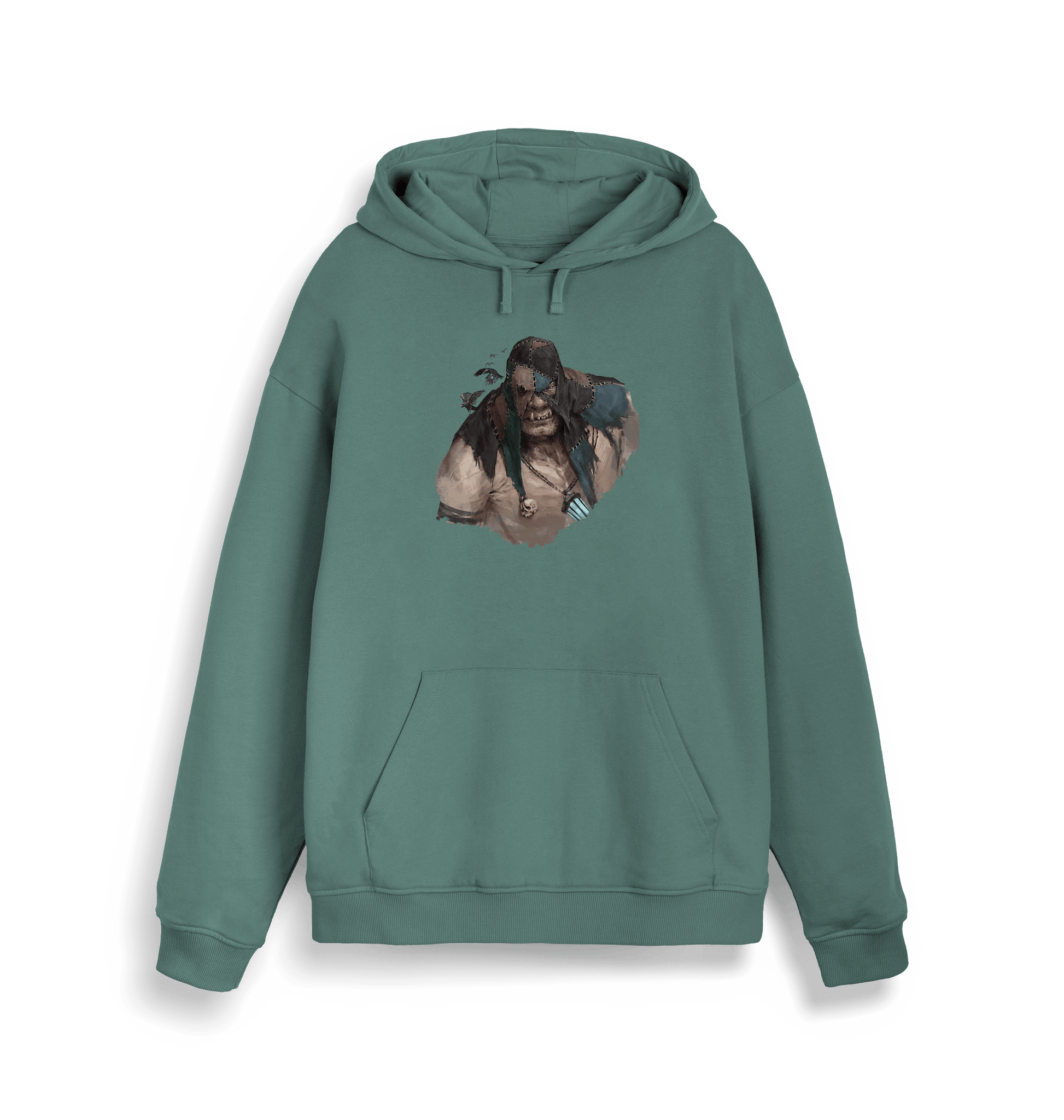 Green Bay Printed Sweater Front