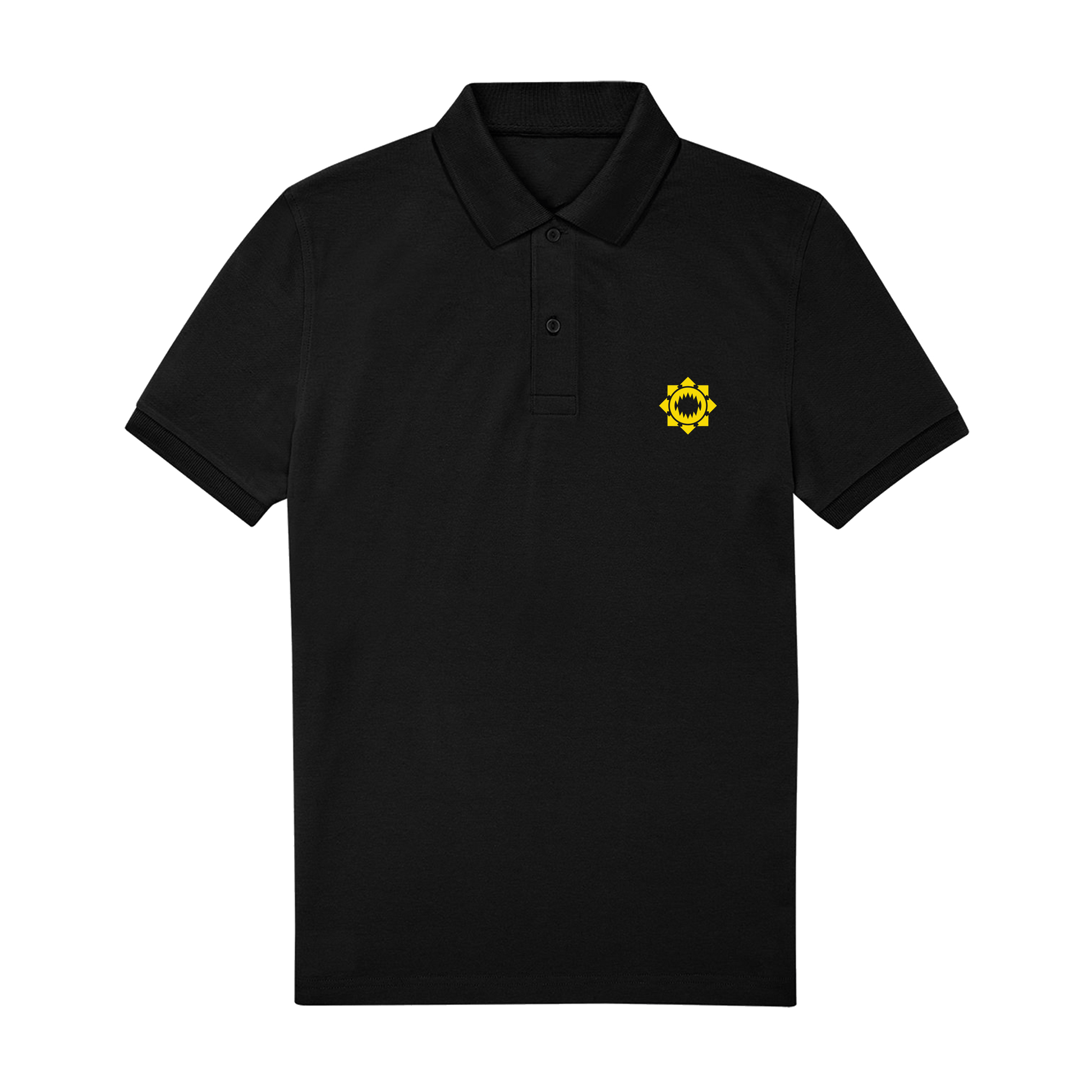 Black Polo Shirt Front