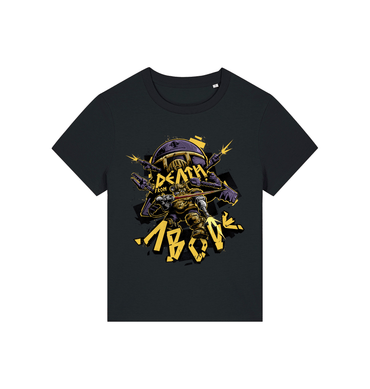 Black Printed T-shirt Front