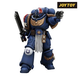 JoyToy Warhammer 40,000: Space Marine 2 Action Figure - Lieutenant Titus (1/18 Scale)