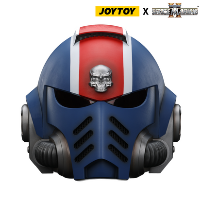 JoyToy Warhammer 40,000: Space Marine 2 Lieutenant Titus’ Mk X Helmet (1:1 Scale) Preorder