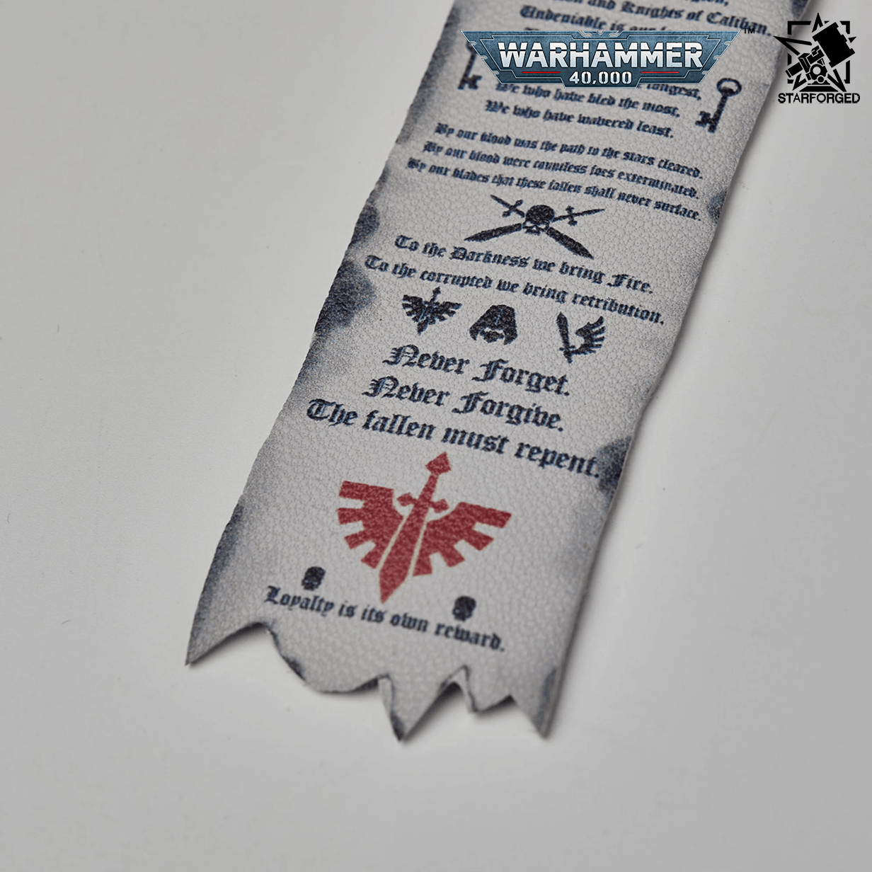 Starforged Warhammer 40,000 Dark Angels Purity Seal Brooch