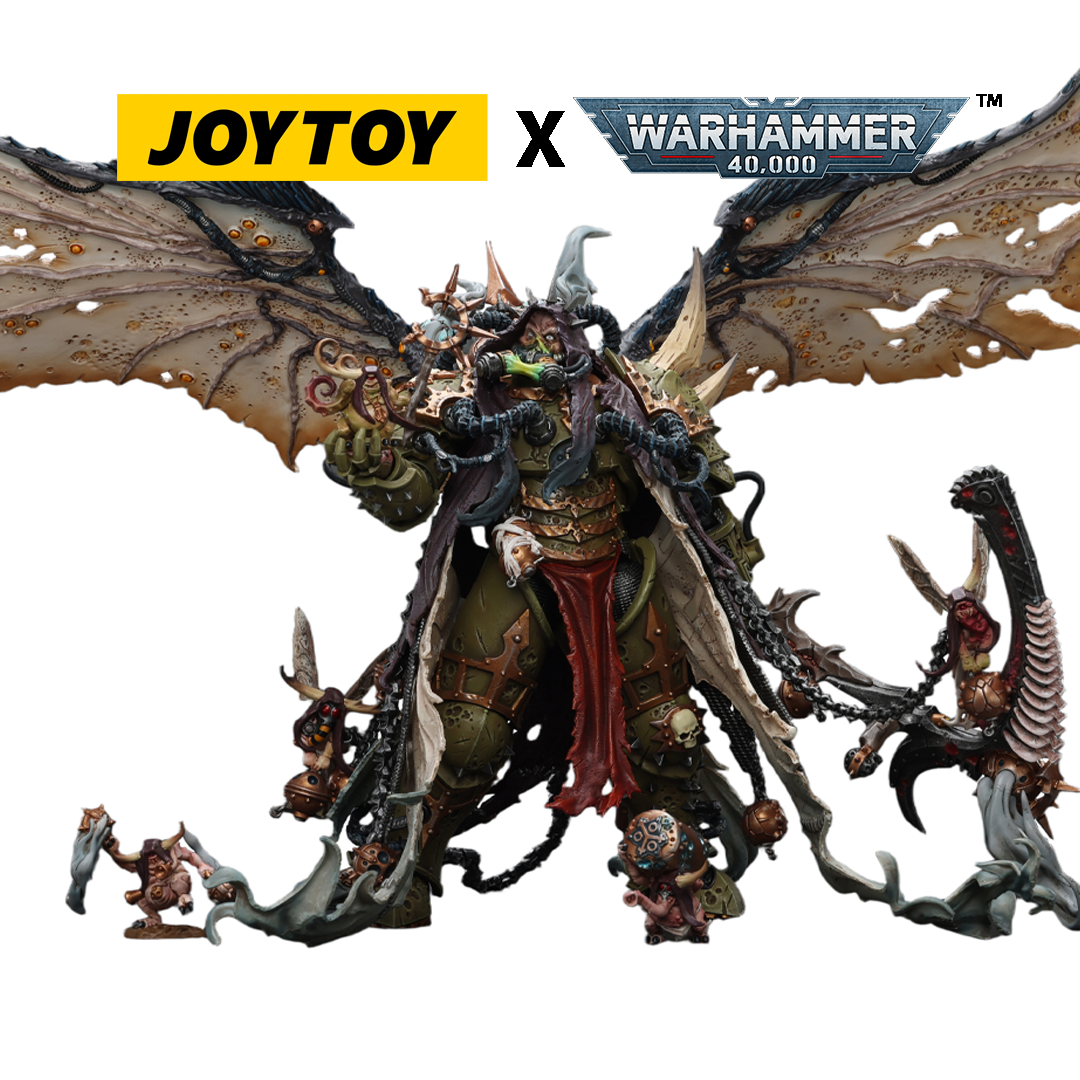 JoyToy Warhammer 40,000 Action Figure -  Mortarion, Daemon Primarch of Nurgle (1/18 Scale) Preorder