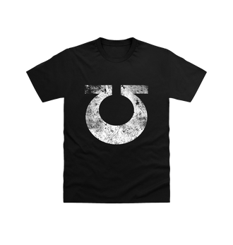 Black Ultramarines Battleworn Insignia T Shirt