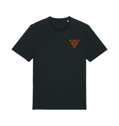 Black Printed T-shirt Front