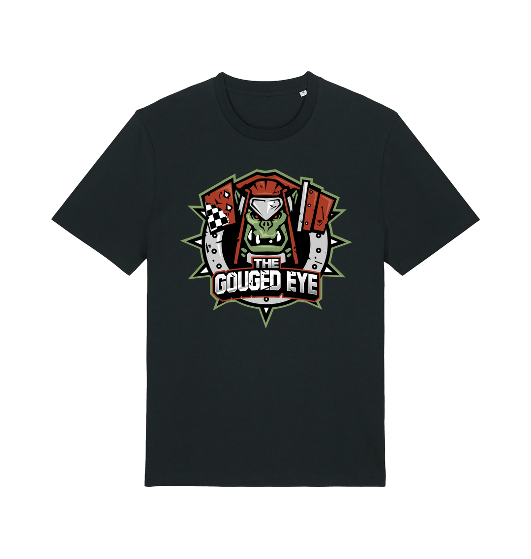 Black Printed T-shirt Front