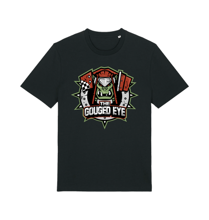 Black Printed T-shirt Front