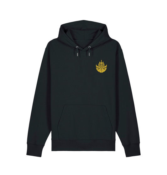 Black Premium Warhammer The Old World Dwarfen Mountain Holds Collage Double Print Hoodie