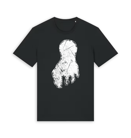 Black Printed T-shirt Front