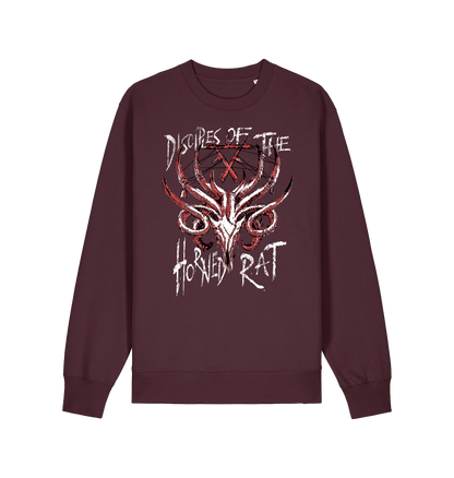 Red Brown Printed Sweater Front