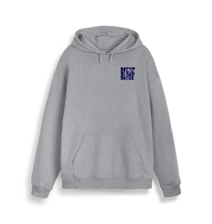 Heather Grey Printed Sweater Front