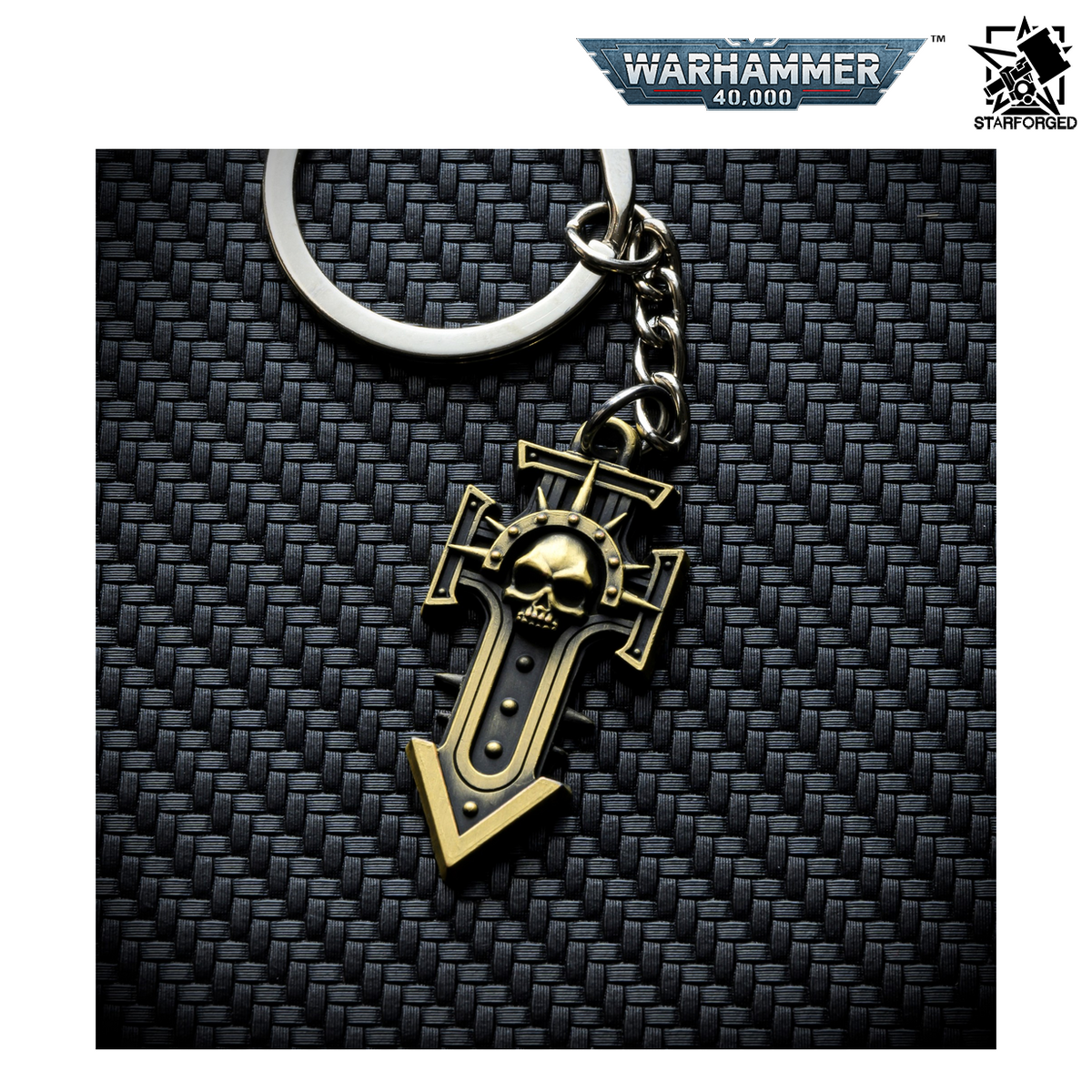 Starforged Warhammer 40,000 Indomitus Crusade Keyring
