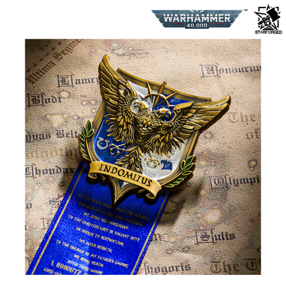 Starforged Warhammer 40,000 Roboute Guilliman Indomitus Crusade Campaign Pin Badge