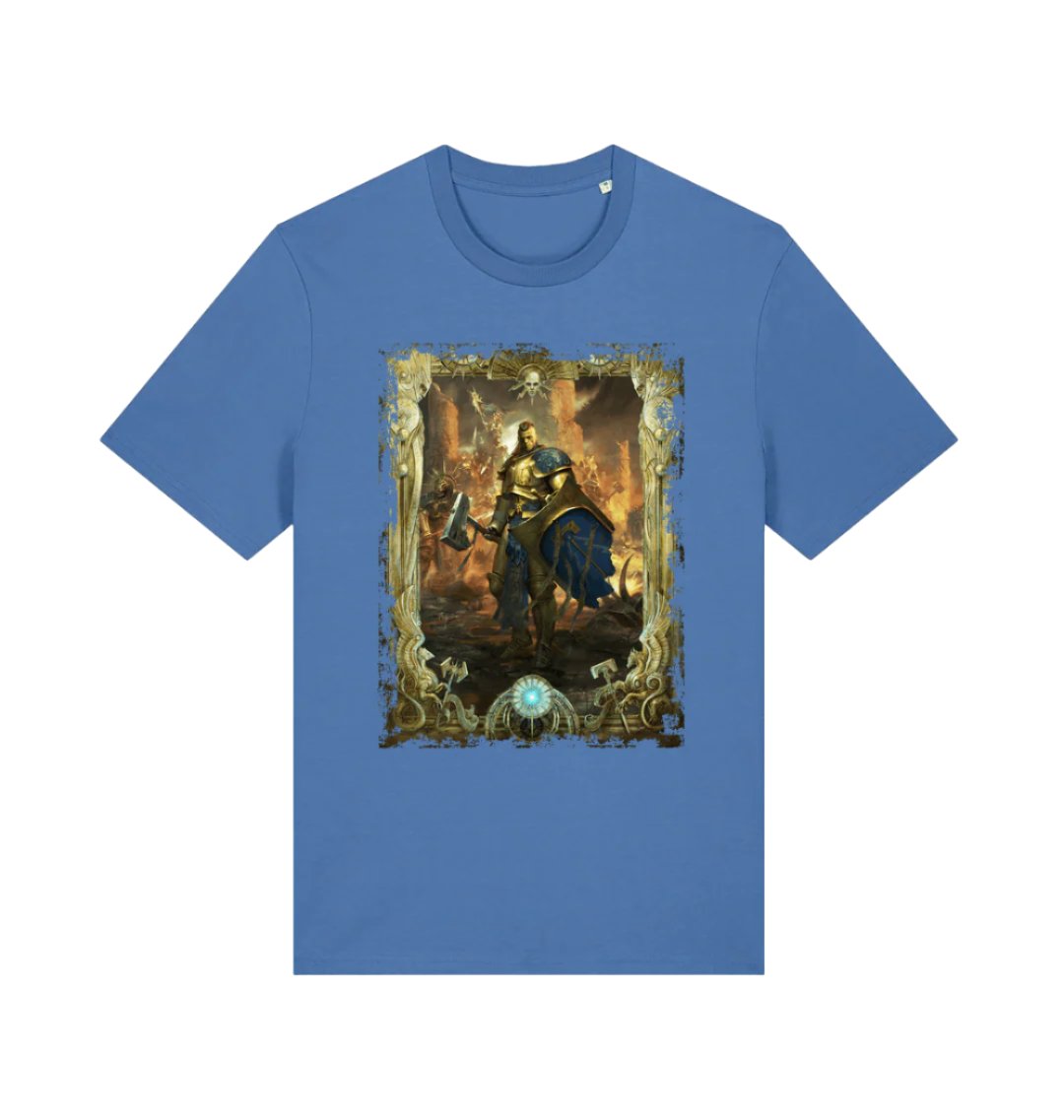 Bright Blue Printed T-shirt