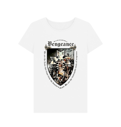White Black Templars: Vengeance Fitted T Shirt