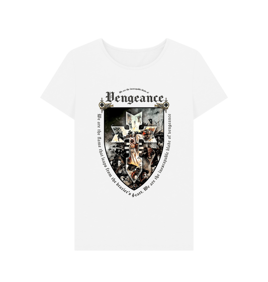 White Black Templars: Vengeance Fitted T Shirt