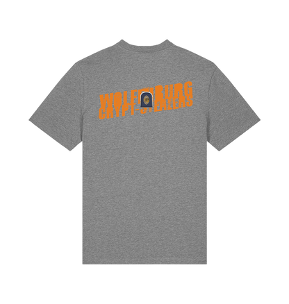Mid Heather Grey Printed T-shirt Back