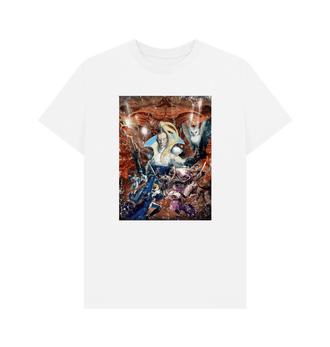 White Warhammer Underworlds: Direchasm Distressed White T Shirt