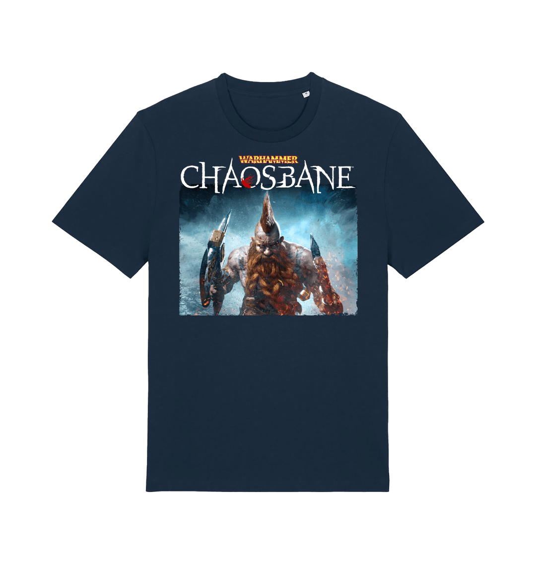 French Navy Printed T-shirt Front