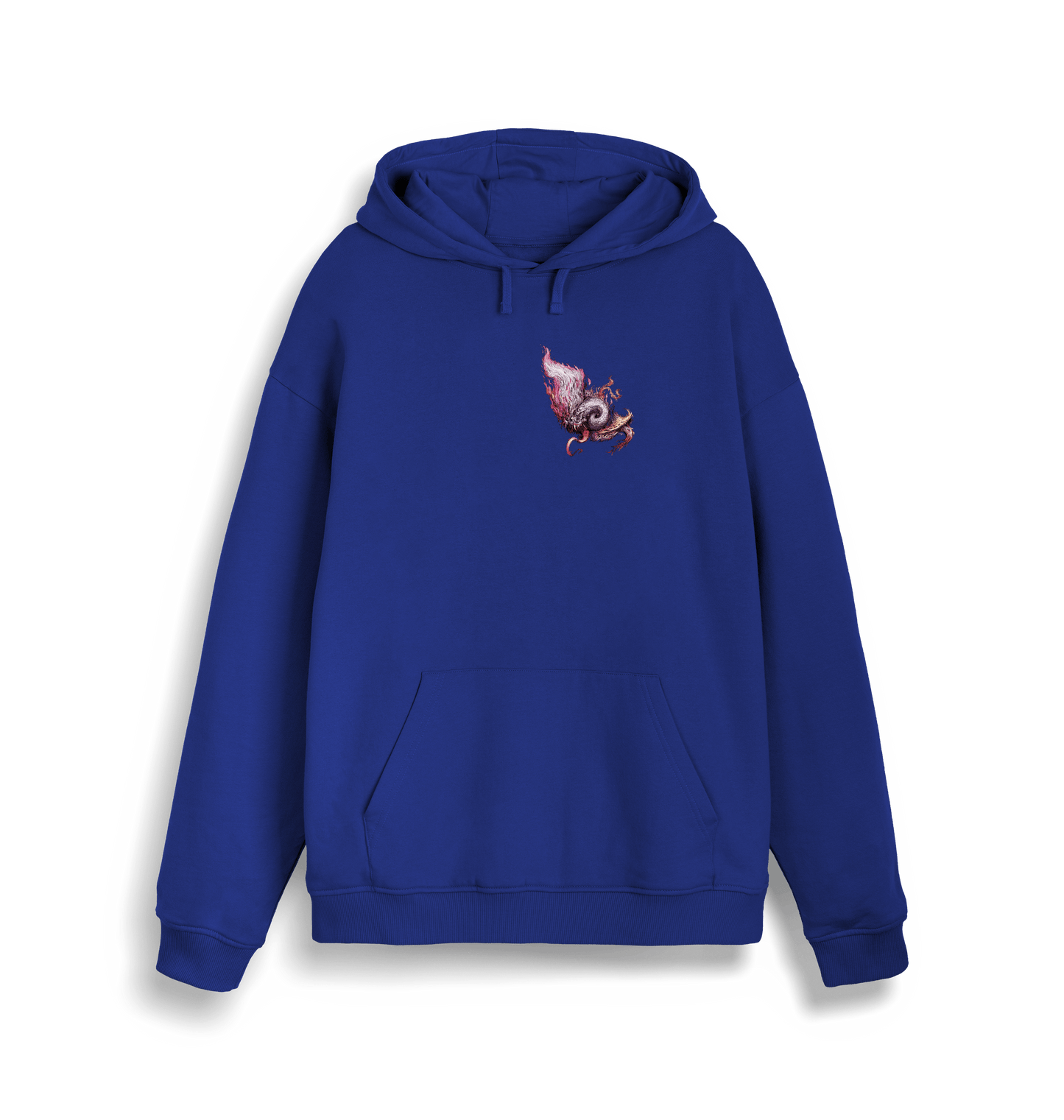 Worker Blue Printed Sweater Front