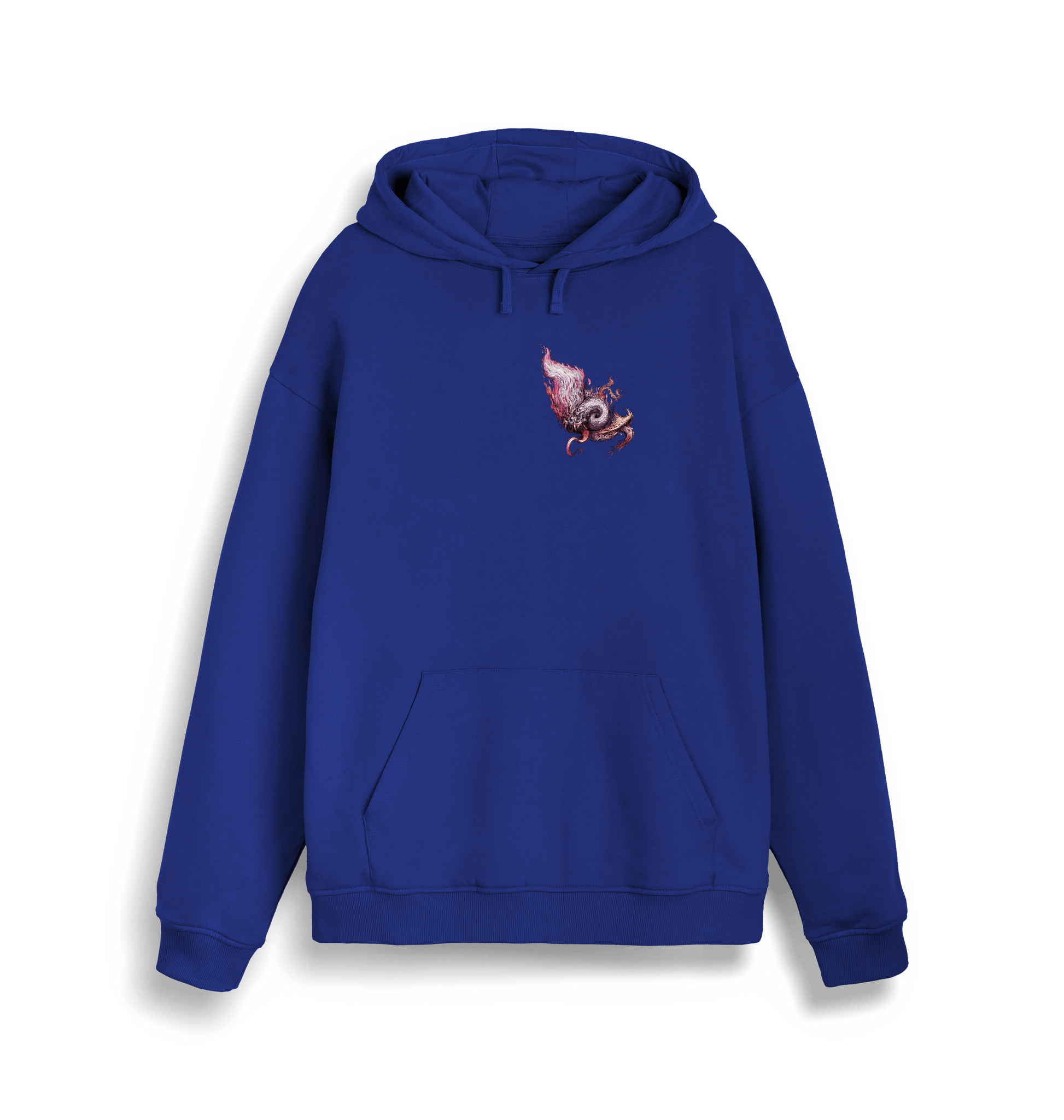 Worker Blue Printed Sweater Front