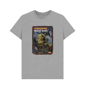 Athletic Grey Warhammer Fantasy Battle 6th Edition - Wood Elves T Shirt