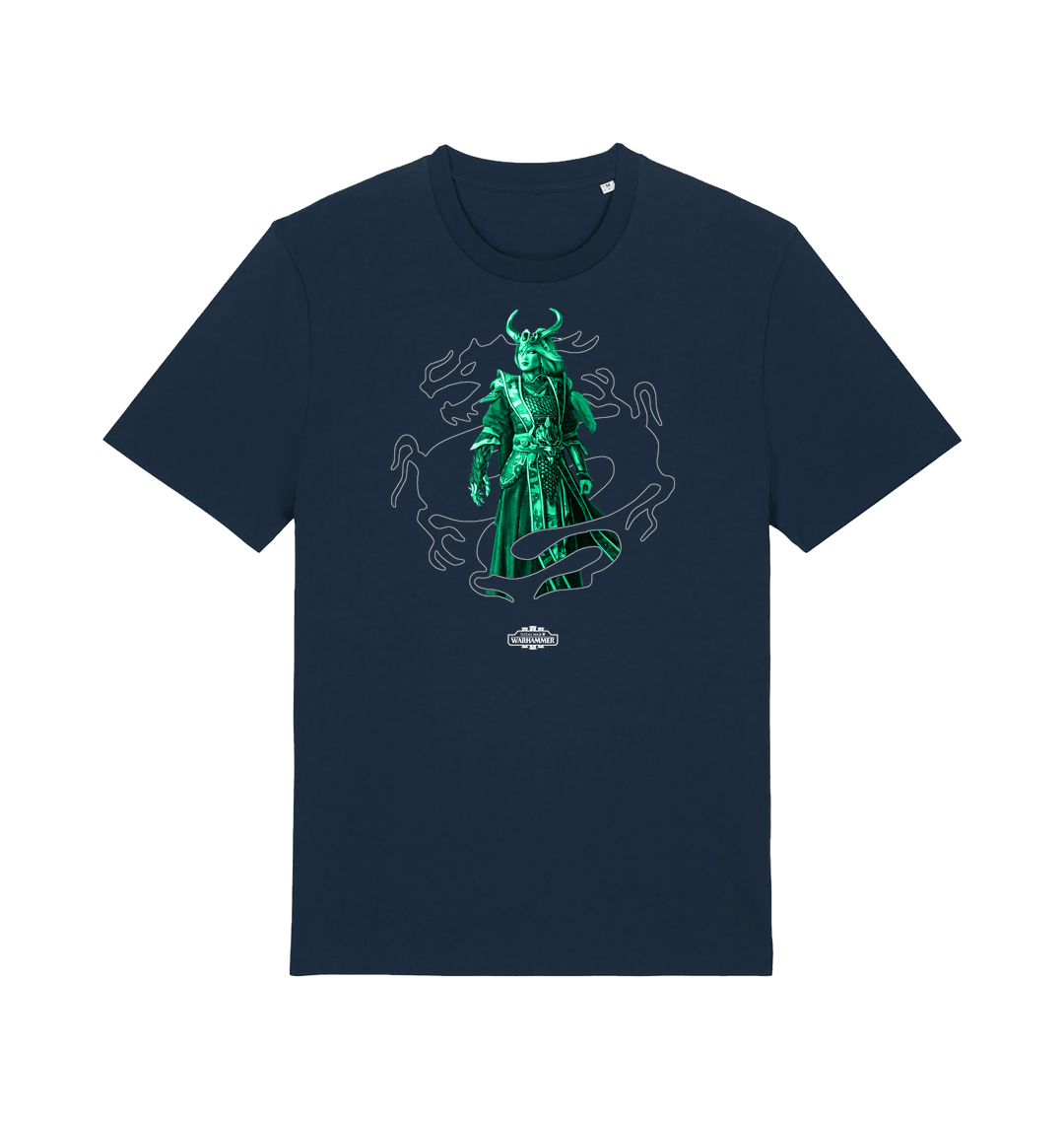 French Navy Printed T-shirt Front